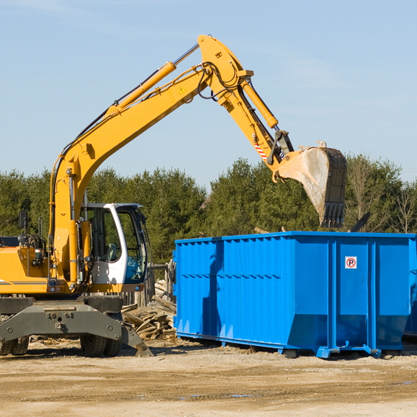 how does a residential dumpster rental service work in Merna